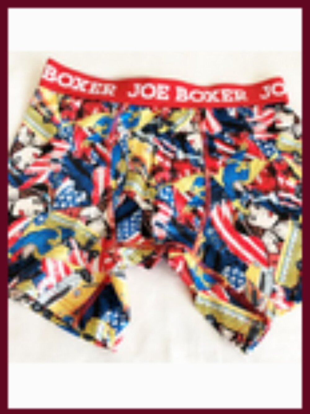 Boxer brief Superman mens new size S waist 28-30" Joe Boxer polyester spandex